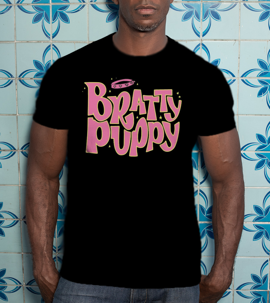 Bratty Puppy Amp Of Watts Safeword Halo Collar T-Shirt