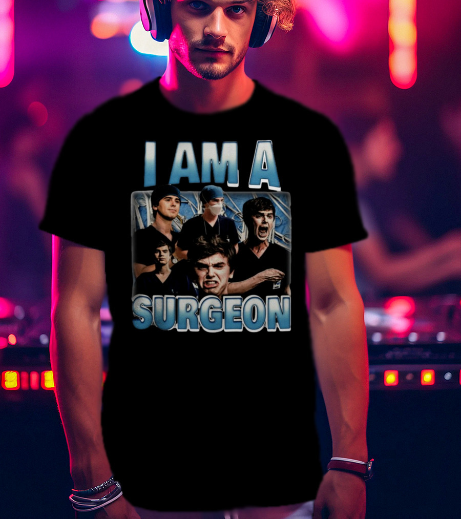 I Am A Surgeon Collage Featuring Multiple Emotions T-Shirt