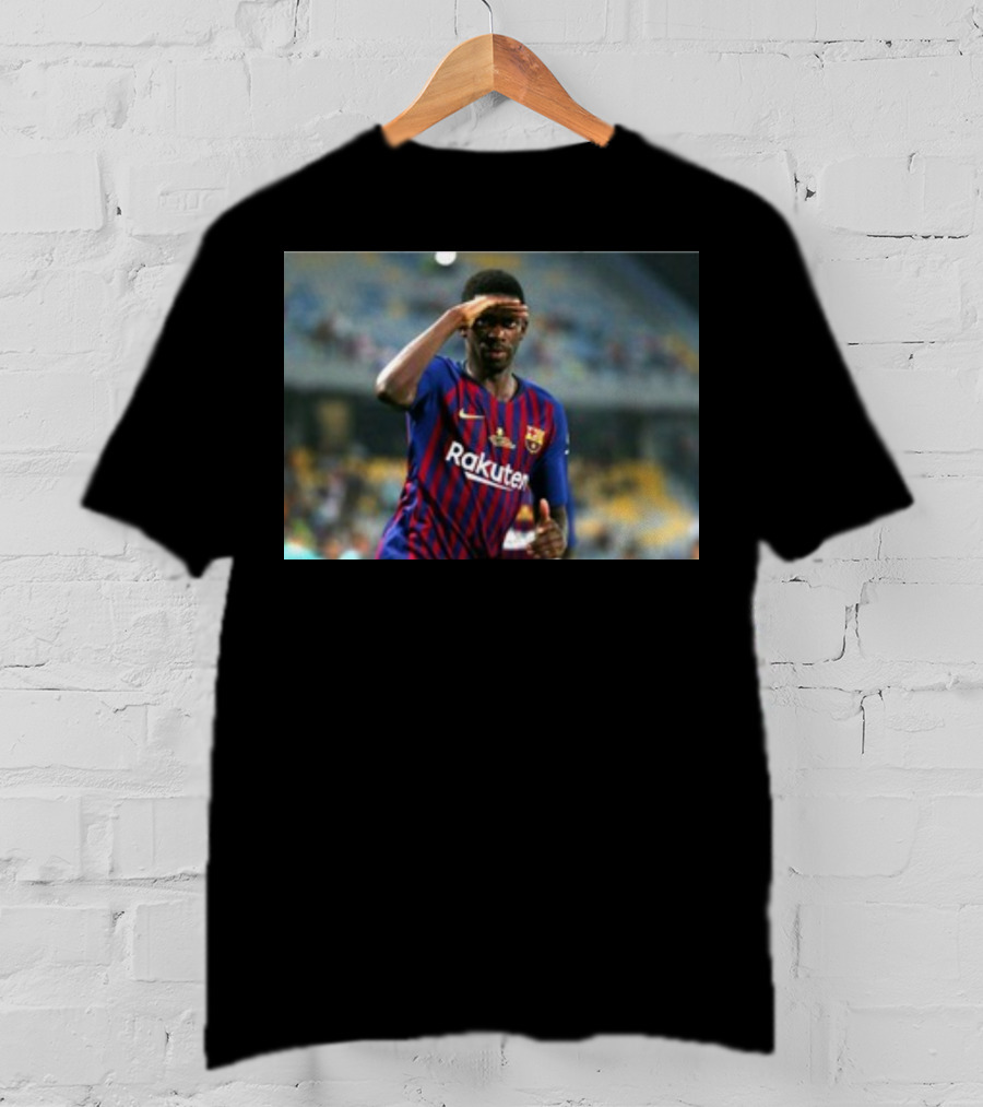Koundé Dembélé Rakuten FC Barcelona Football Jersey T-Shirt