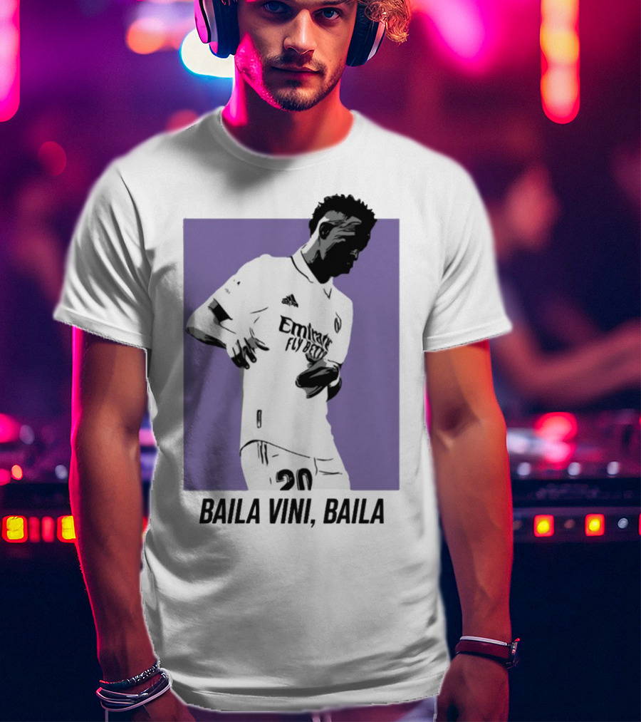 Club1863 Baila Vini Baila Real Madrid Football T-Shirt