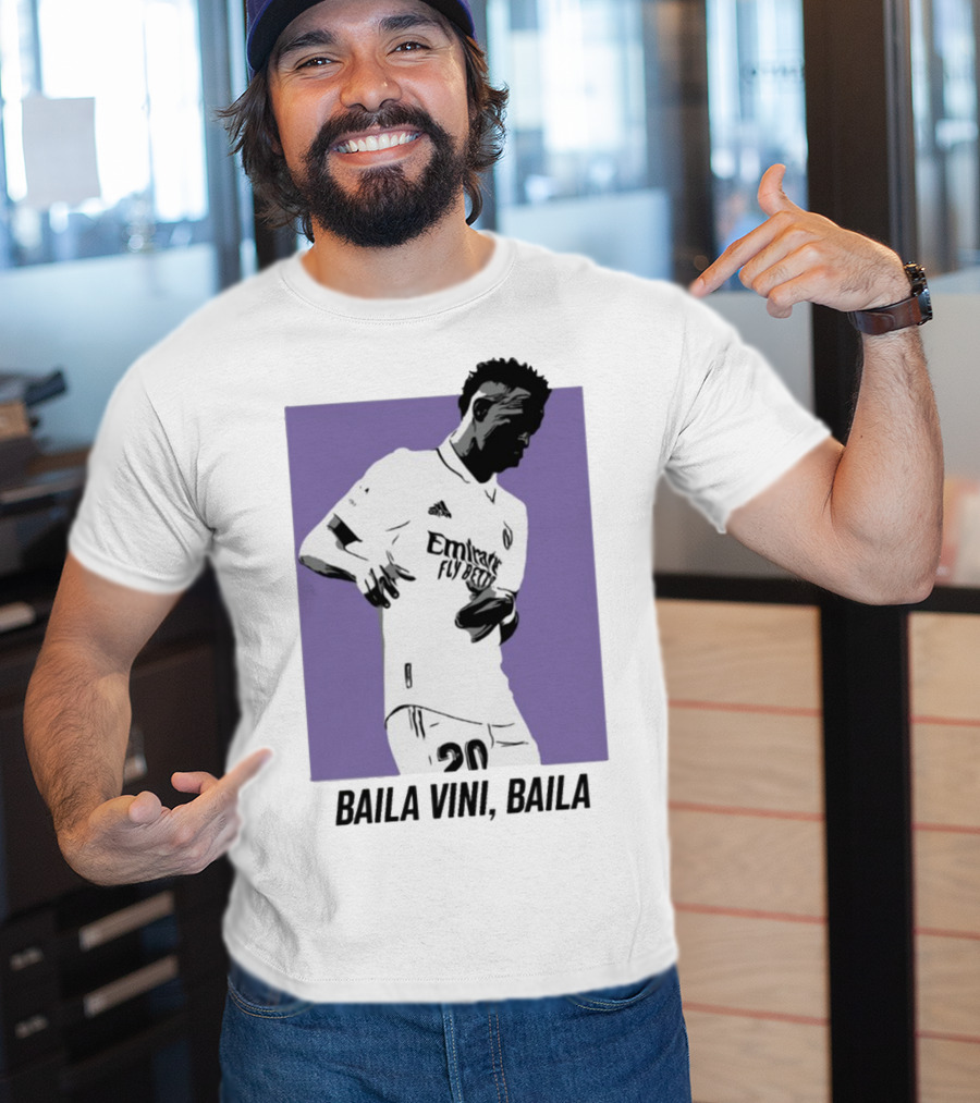 Club1863 Baila Vini Baila Real Madrid Football T-Shirt