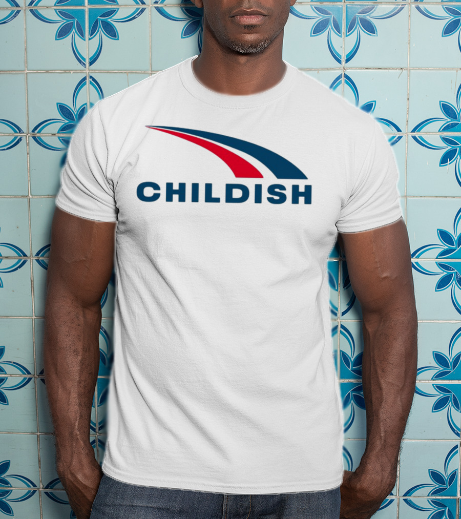 Childish Turbo Red Blue Twist T-Shirt