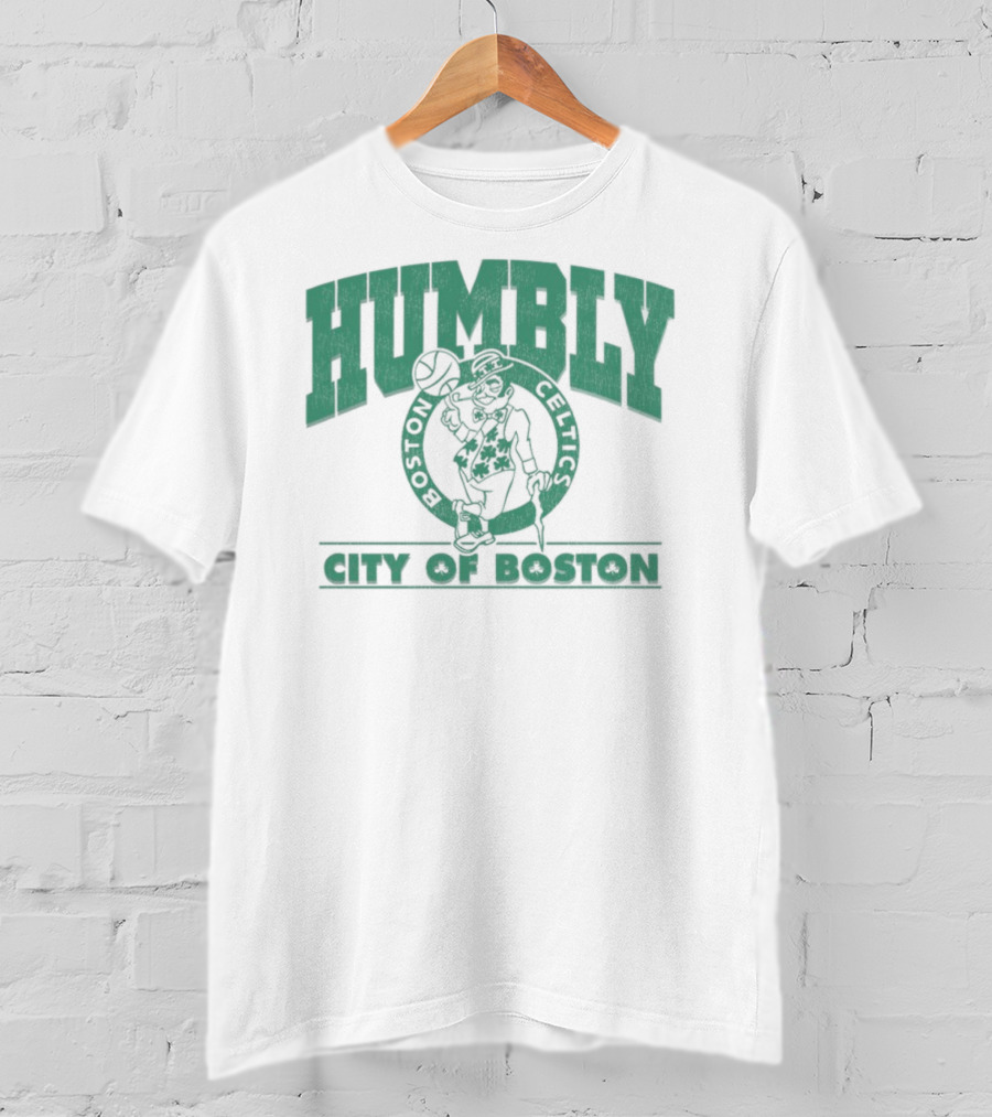 Humbly Boston Celtics City Of Boston Jayson Tatum T-Shirt