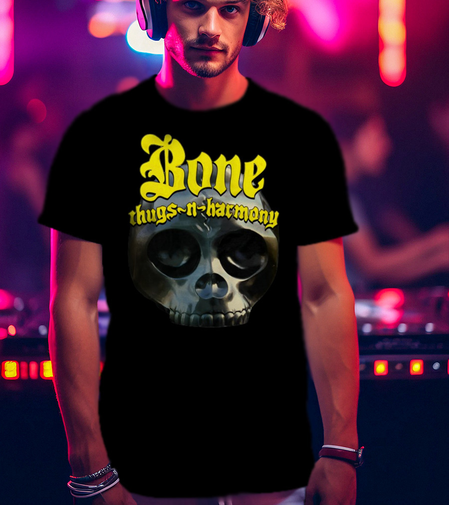 Bone Thugs-N-Harmony Skull Logo Thuggish Ruggish T-Shirt
