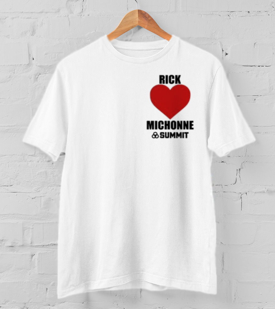 Rick Love Michonne Heart Symbol TWD Summit T-Shirt