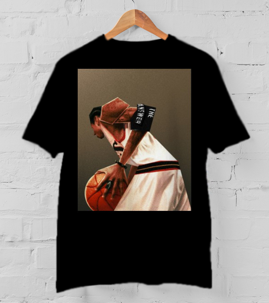 The Answer Allen Iverson Abstract Basketball T-Shirt