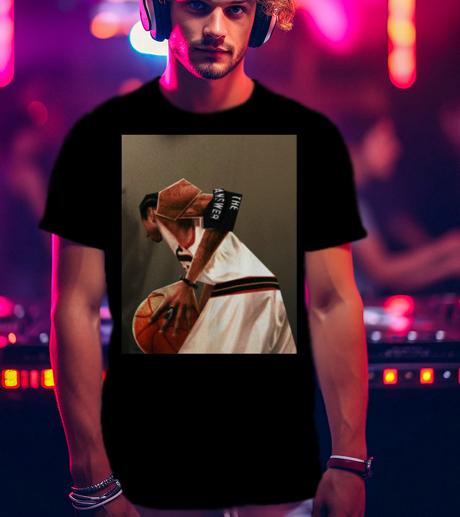 The Answer Allen Iverson Abstract Basketball T-Shirt