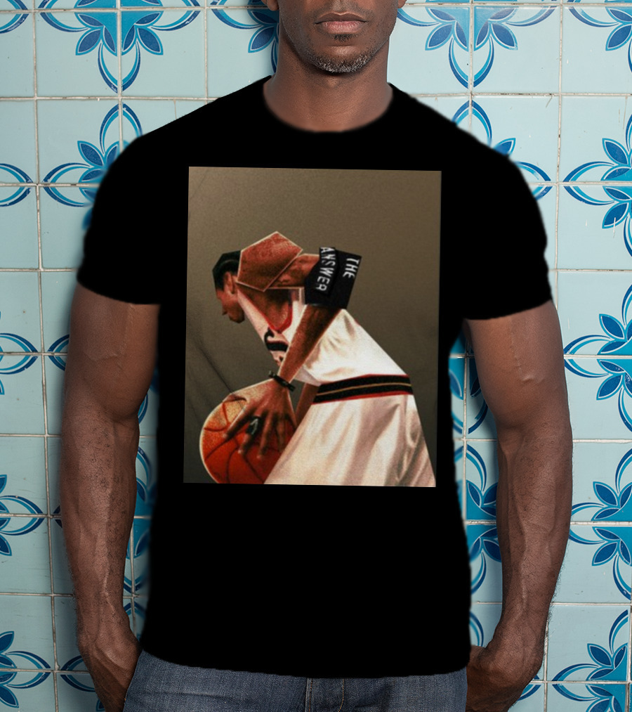 The Answer Allen Iverson Abstract Basketball T-Shirt