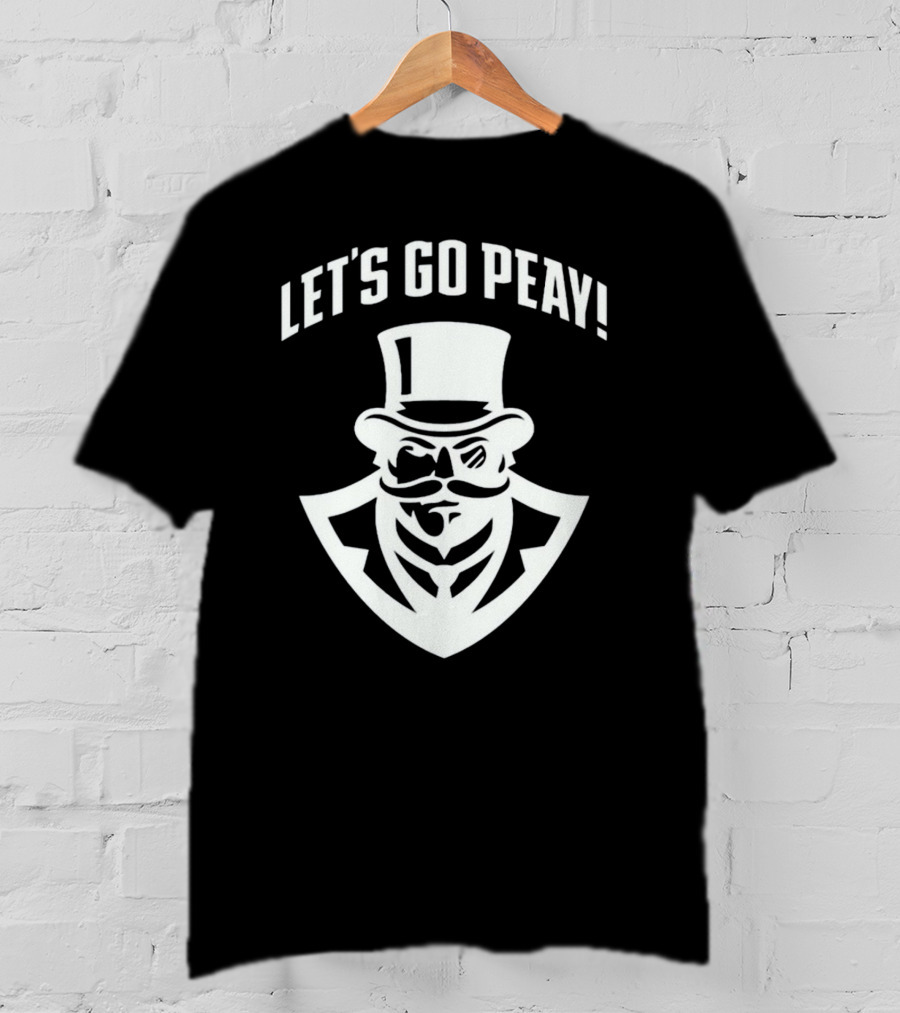 Let's Go Peay Governor Mascot T-Shirt