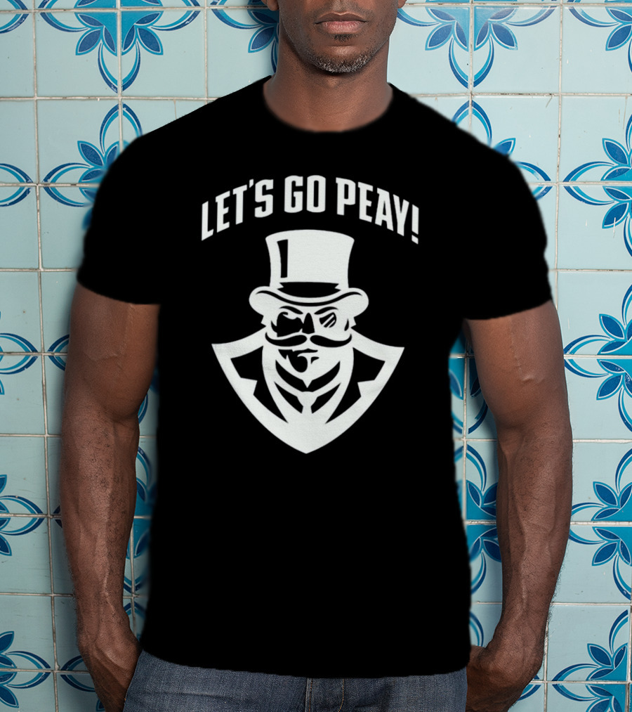 Let's Go Peay Governor Mascot T-Shirt