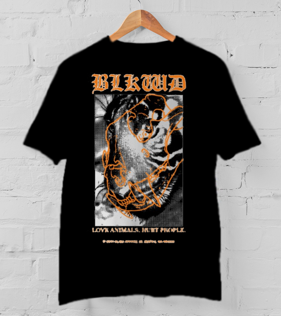 BLKWD Love Animals Hurt People Tiger T-Shirt