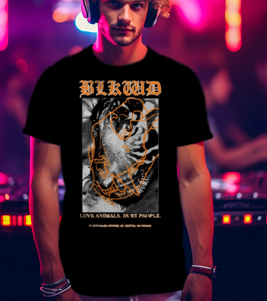 BLKWD Love Animals Hurt People Tiger T-Shirt