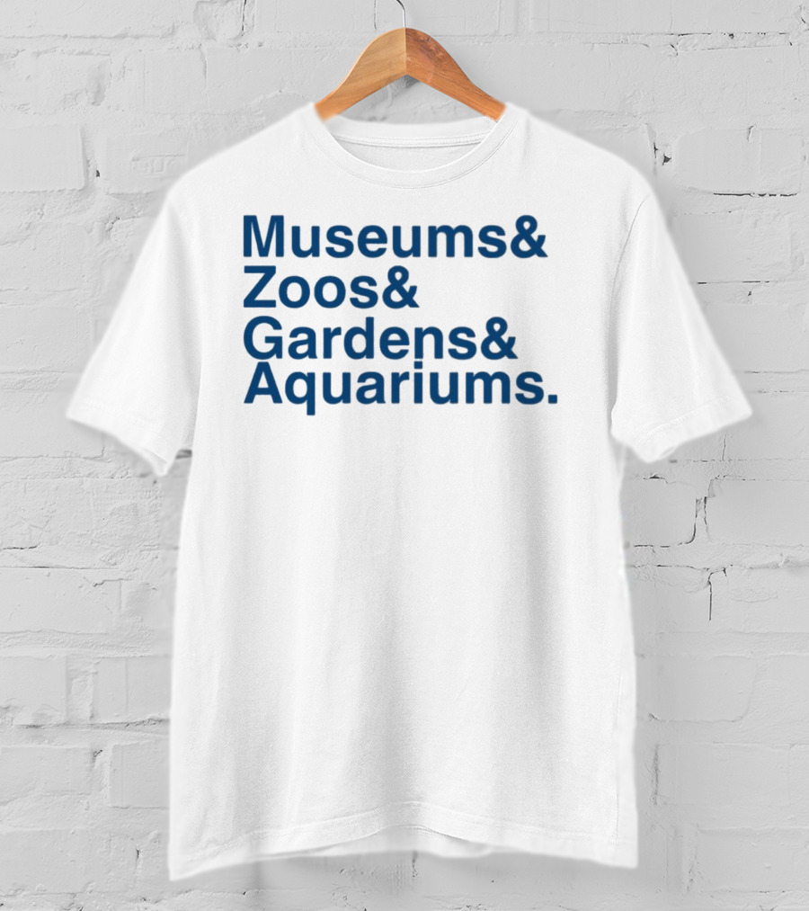 Museums And Zoos And Gardens And Aquariums Team Encurate T-Shirt