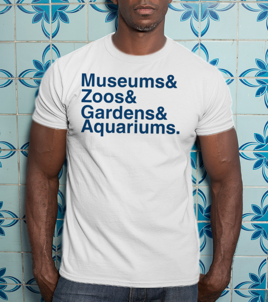 Museums And Zoos And Gardens And Aquariums Team Encurate T-Shirt