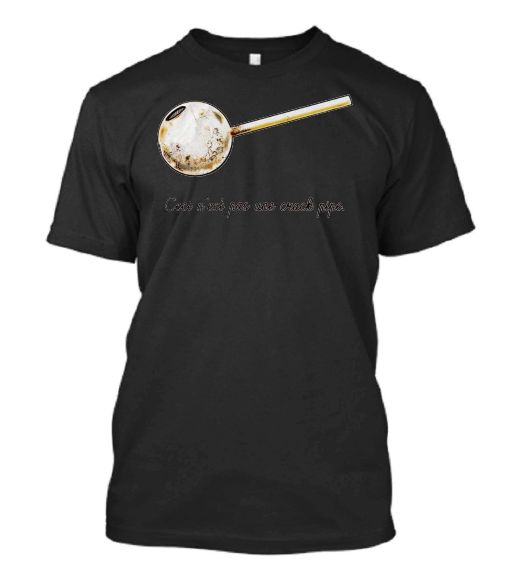Ceci N'est Pas Une Crack Pipe Rene Magritte Reference T-Shirt