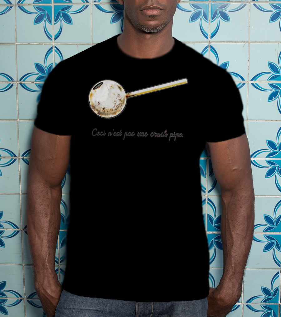 Ceci N'est Pas Une Crack Pipe Rene Magritte Reference T-Shirt
