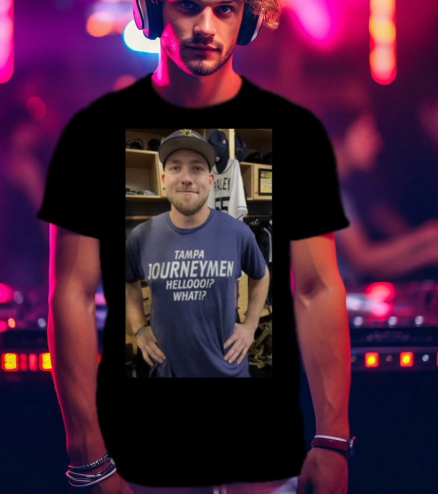 Tampa Journeymen Hellooo What Baseball Locker Room T-Shirt