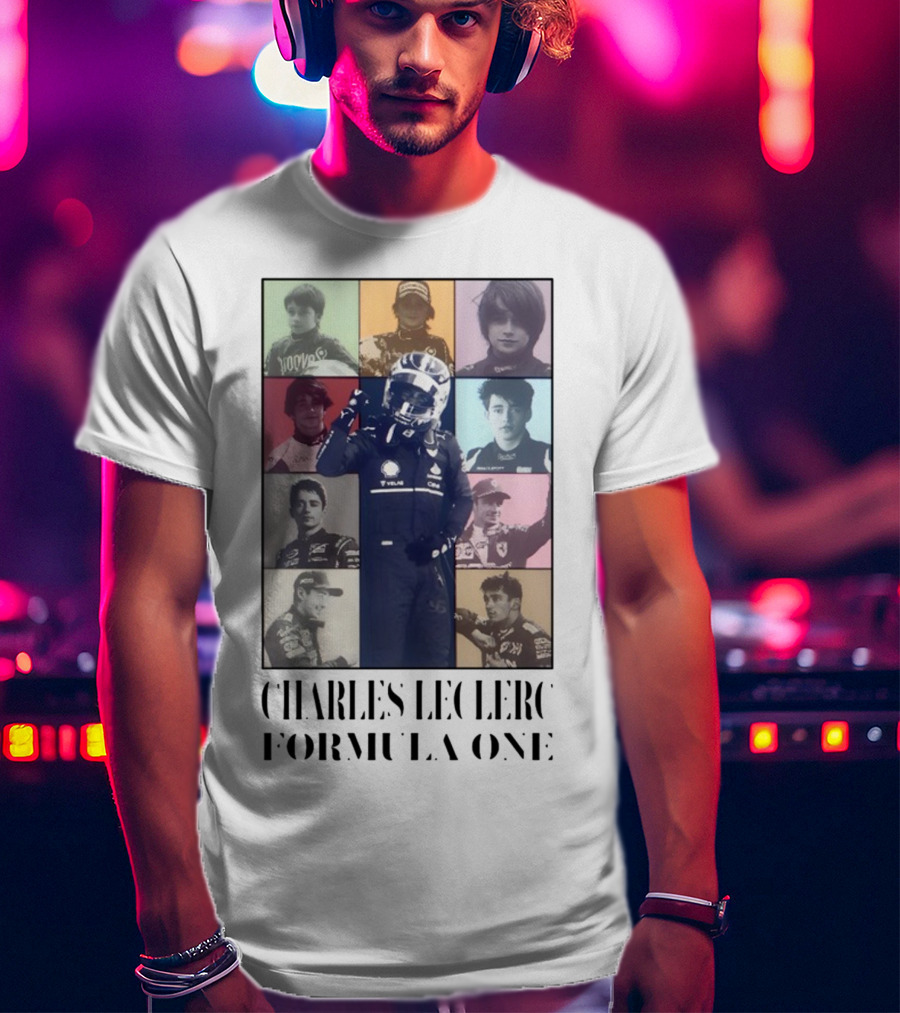 Charles Leclerc Formula One Eras Tour T-Shirt