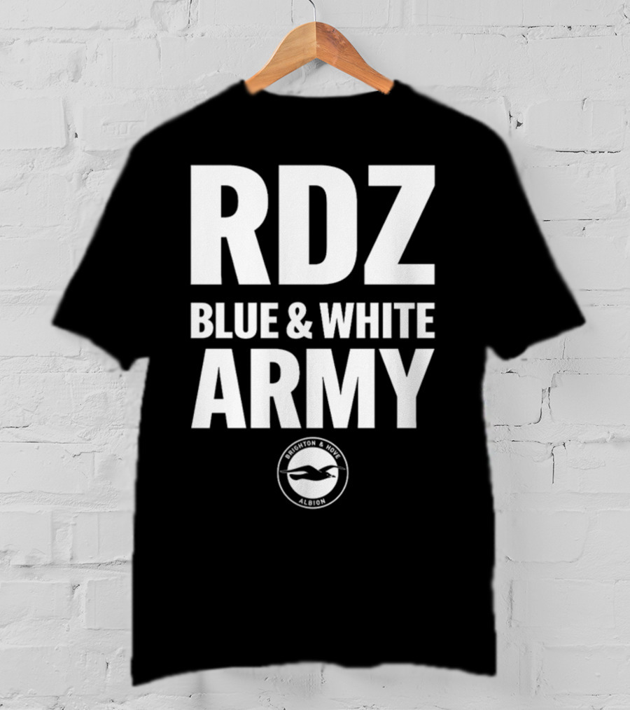 RDZ Blue And White Army Brighton And Hove Albion T-Shirt