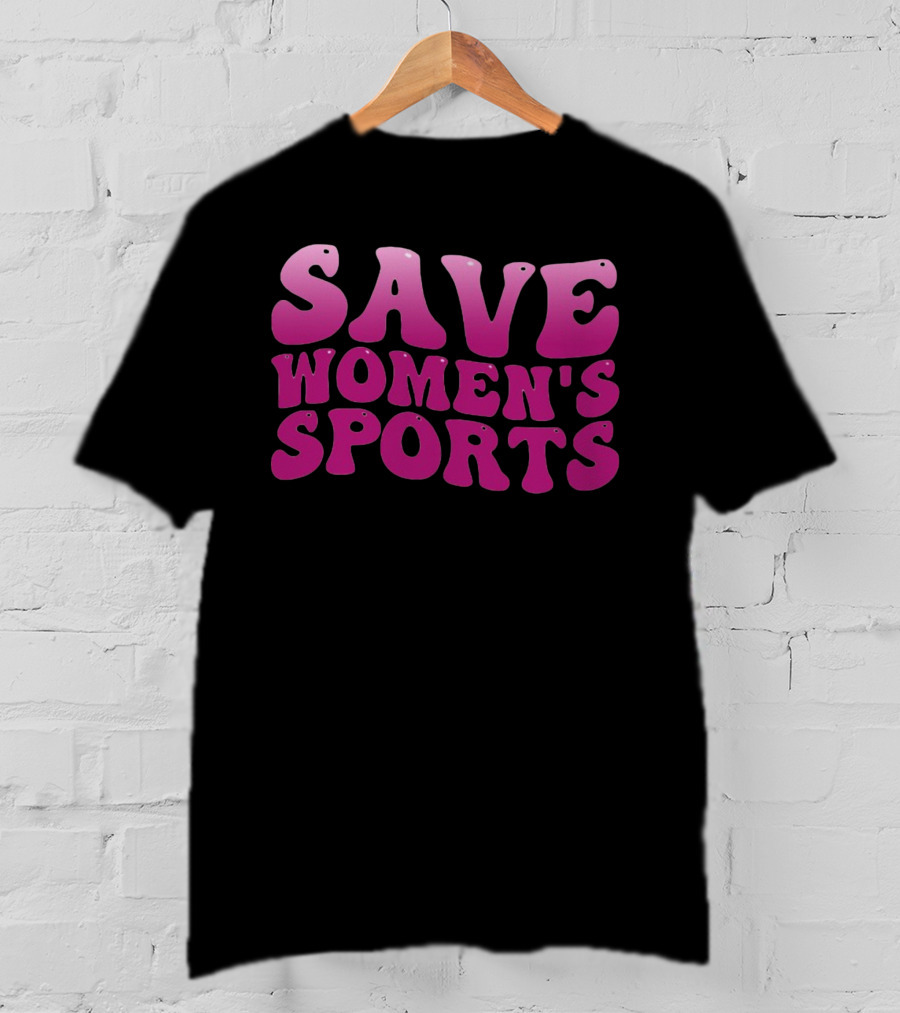 Save Women's Sports 70s Vintage Bold Pink T-Shirt