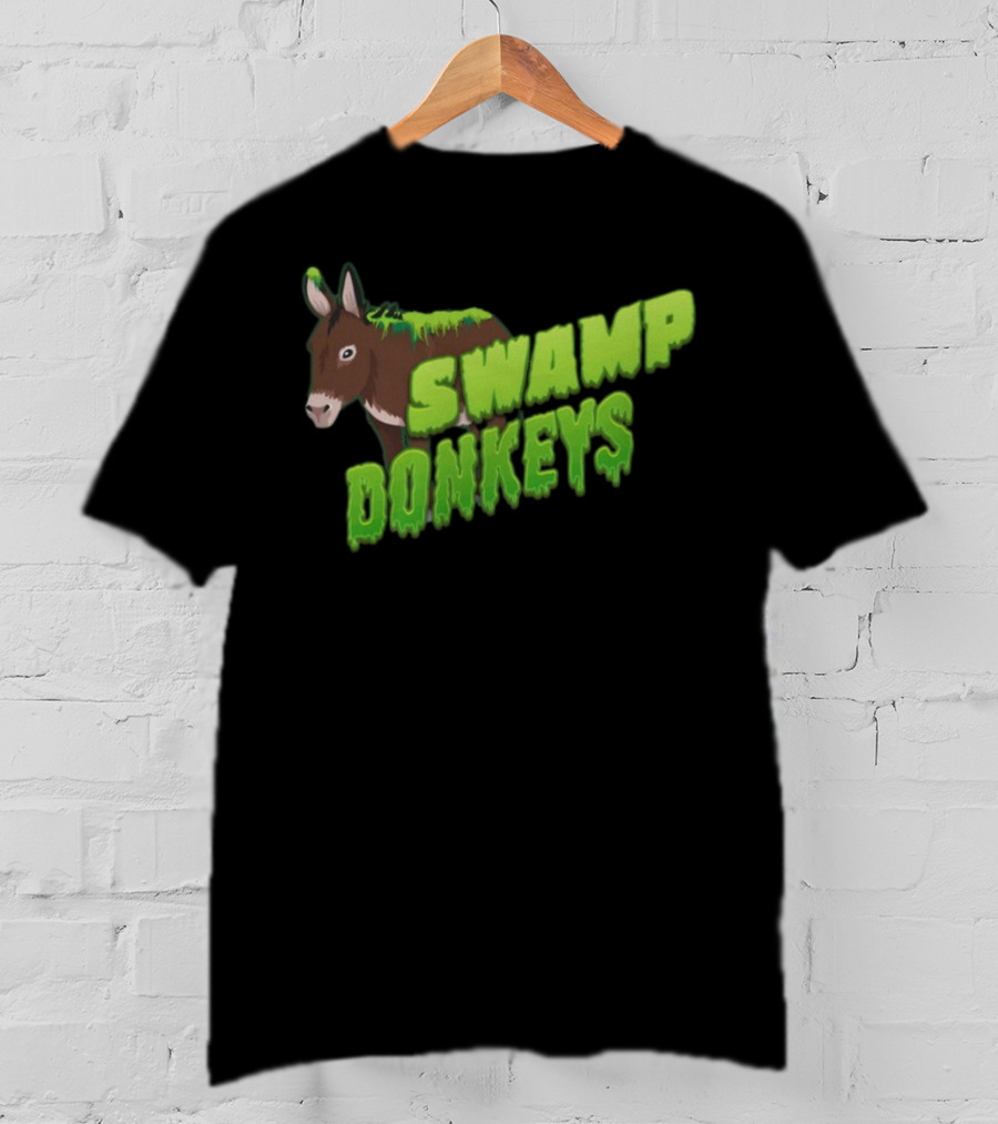 Jomboymedia Swamp Donkeys Blitzball 3 Dripping Green Donkey T-Shirt