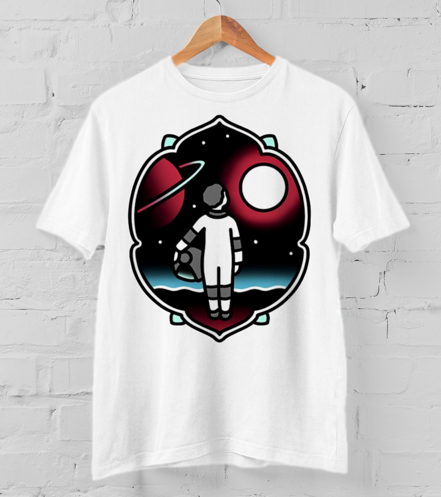 Come See The Universe Astronaut Staring At Planets And Stars T-Shirt