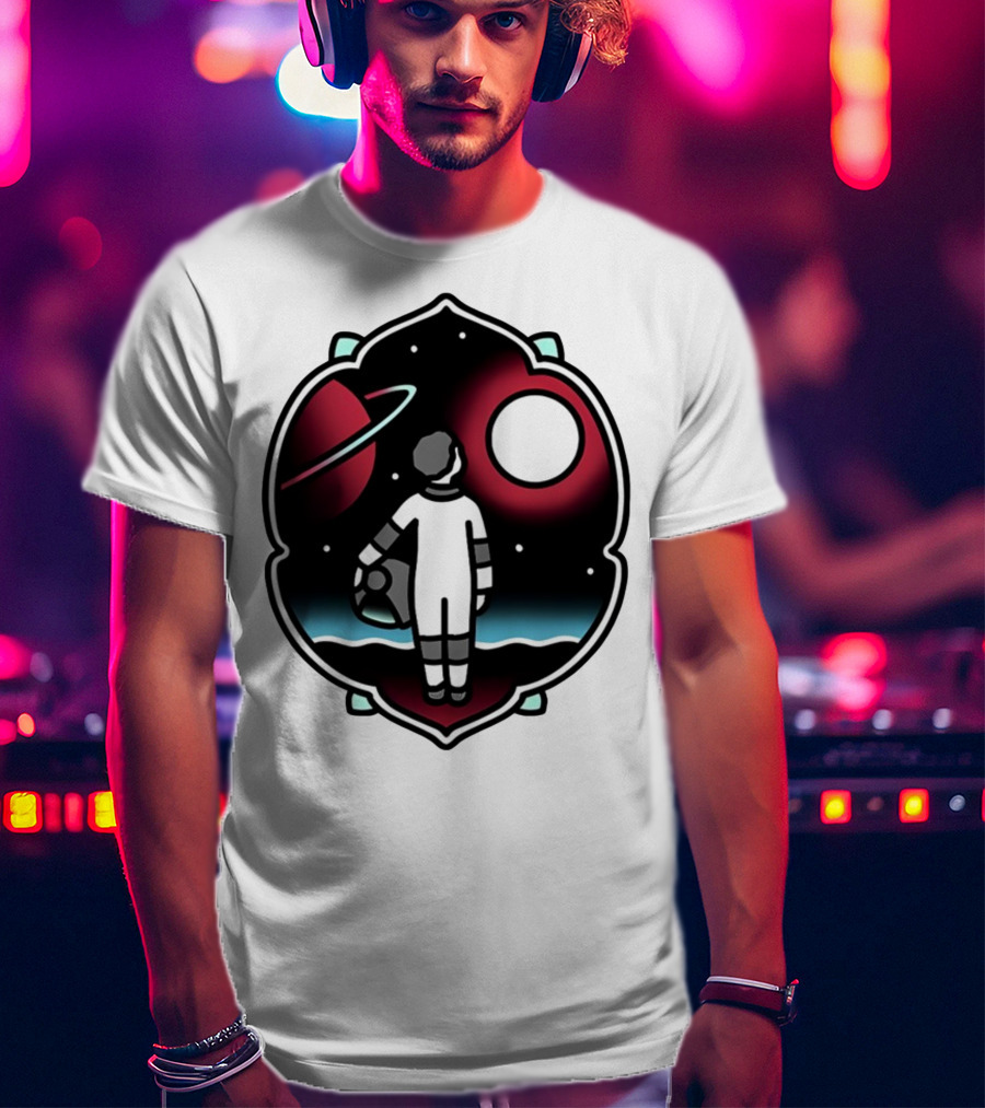 Come See The Universe Astronaut Staring At Planets And Stars T-Shirt