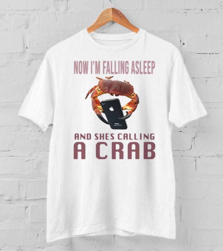 Now I'm Falling Asleep And She's Calling A Crab IPhone T-Shirt