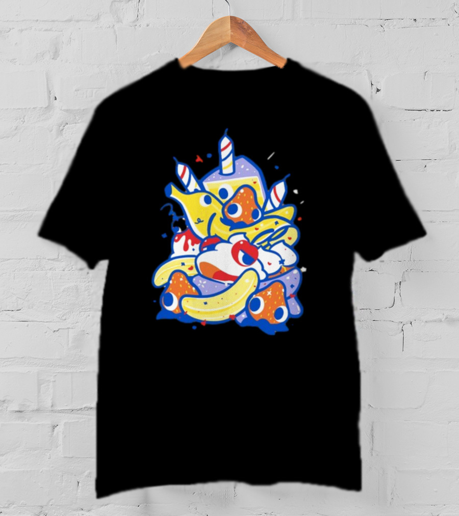 The Yetee Treat Yourself Whimsical Kawaii Birthday Dessert T-Shirt