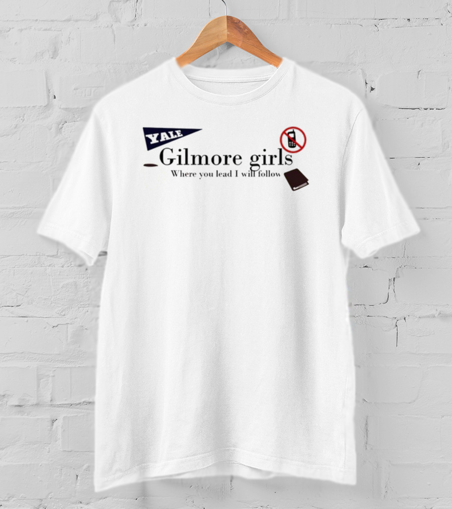 Yale Gilmore Girls Where You Lead I Will Follow Coffee Mug No Phone Book T-Shirt