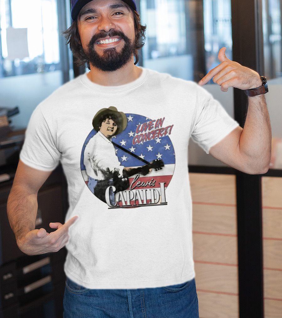 America's Sweetheart Returns Lewis Capaldi Live In Concert Tour T-Shirt