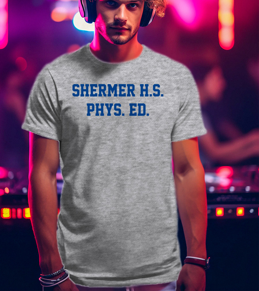 Shermer High School H.S. Phys Ed Retro T-Shirt