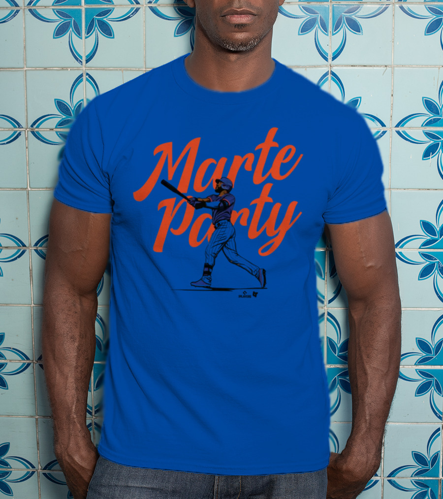 Marte Party New York Baseball Starling Marte T-Shirt