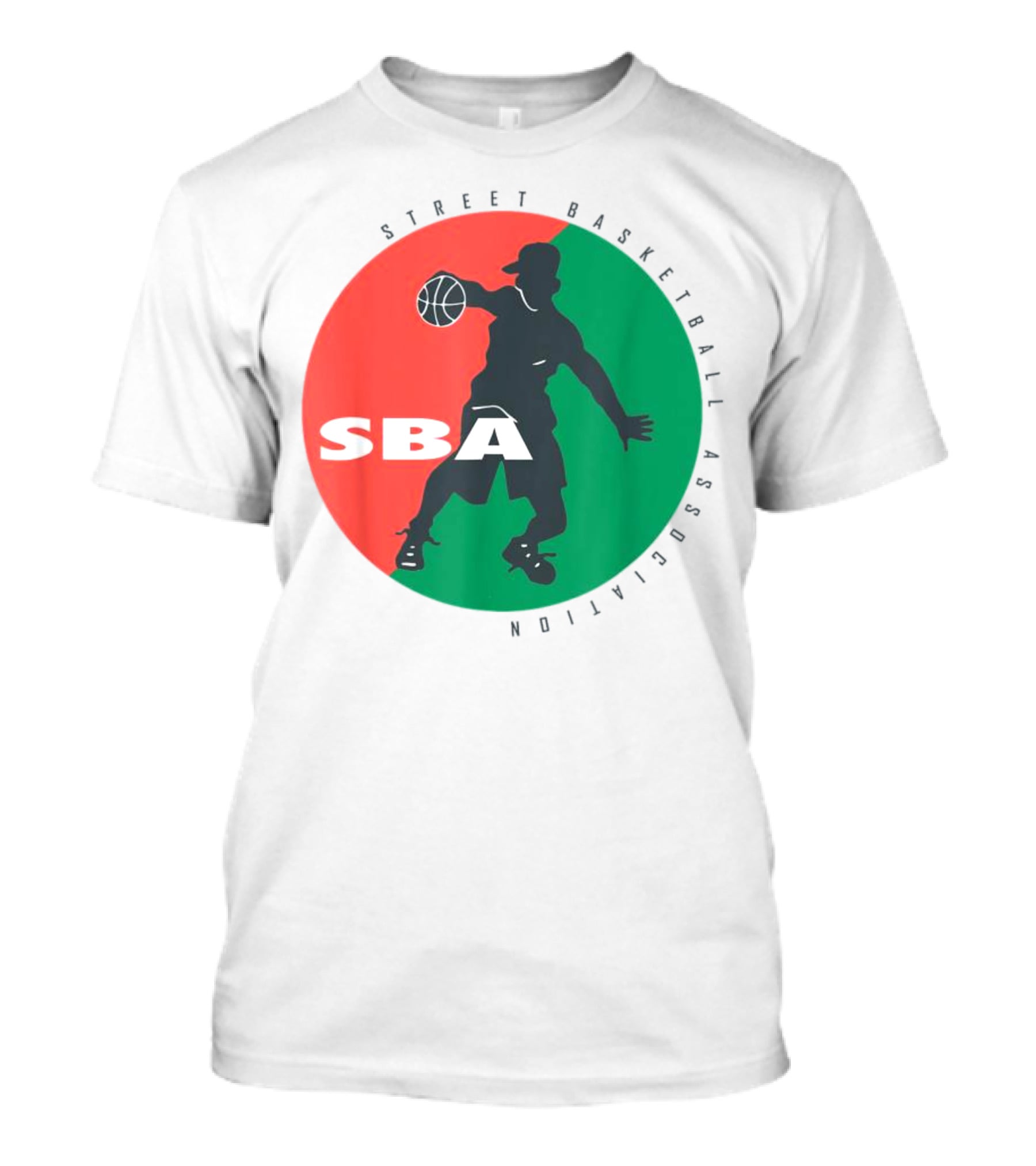 Street Basketball Association SBA Logo Circle T-Shirt