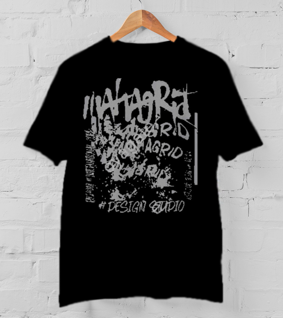 Wonwoo Mahagrid Corp Design Studio Black Mahagrid T-Shirt
