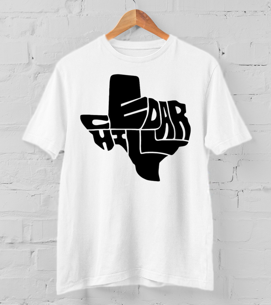 Cedar Hill Texas Map T-Shirt