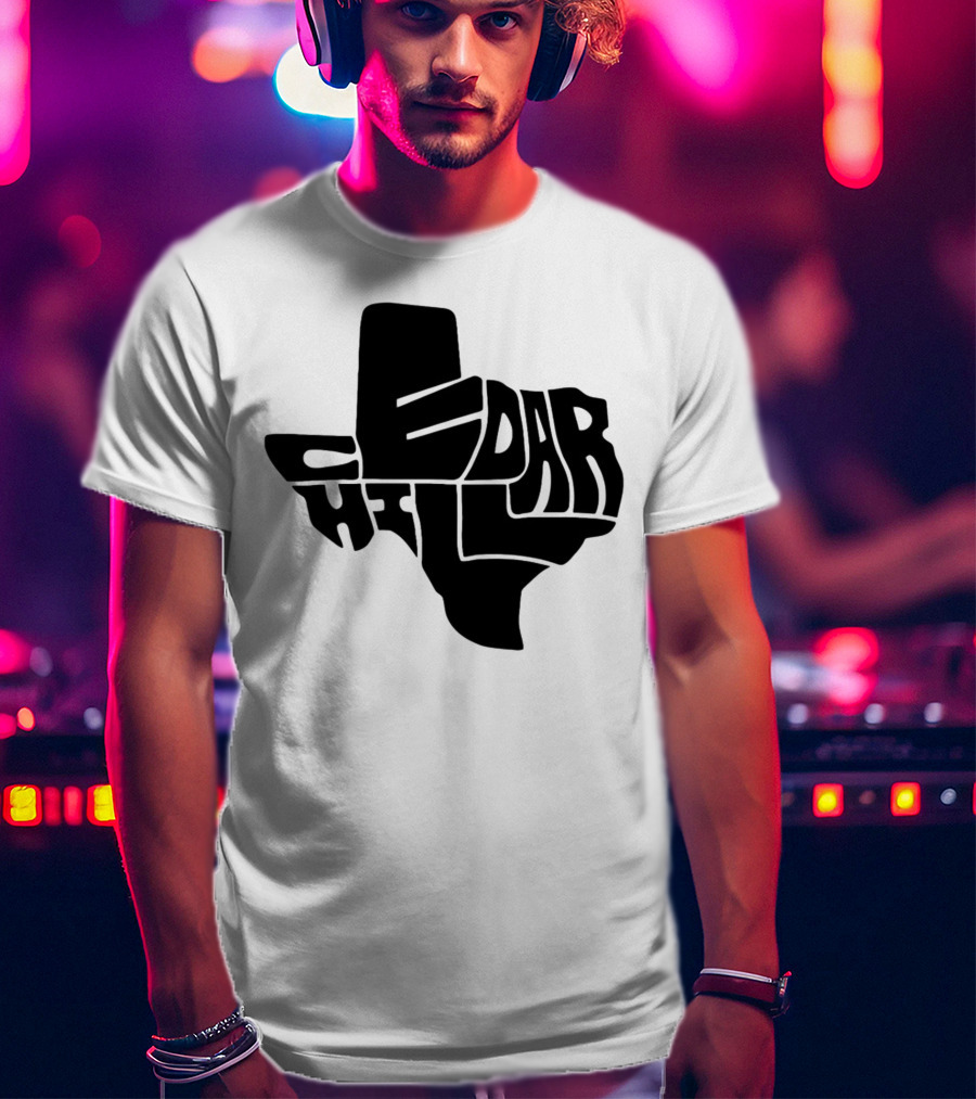 Cedar Hill Texas Map T-Shirt
