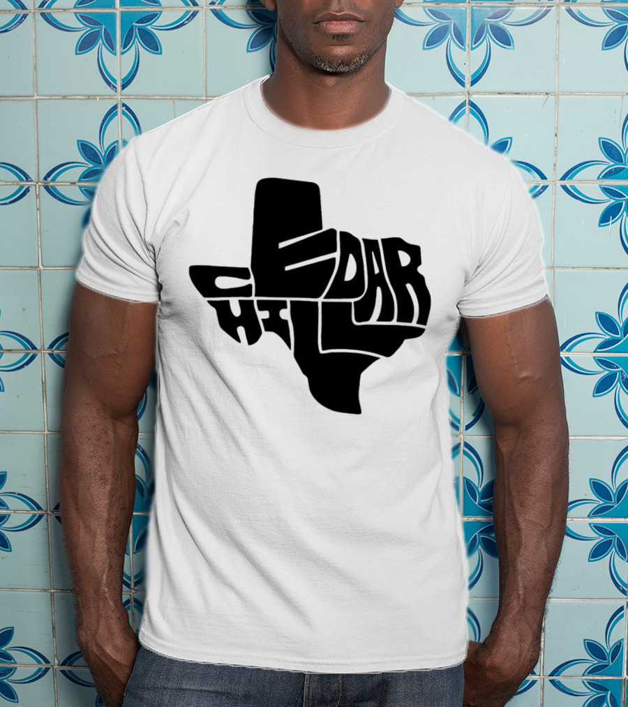 Cedar Hill Texas Map T-Shirt