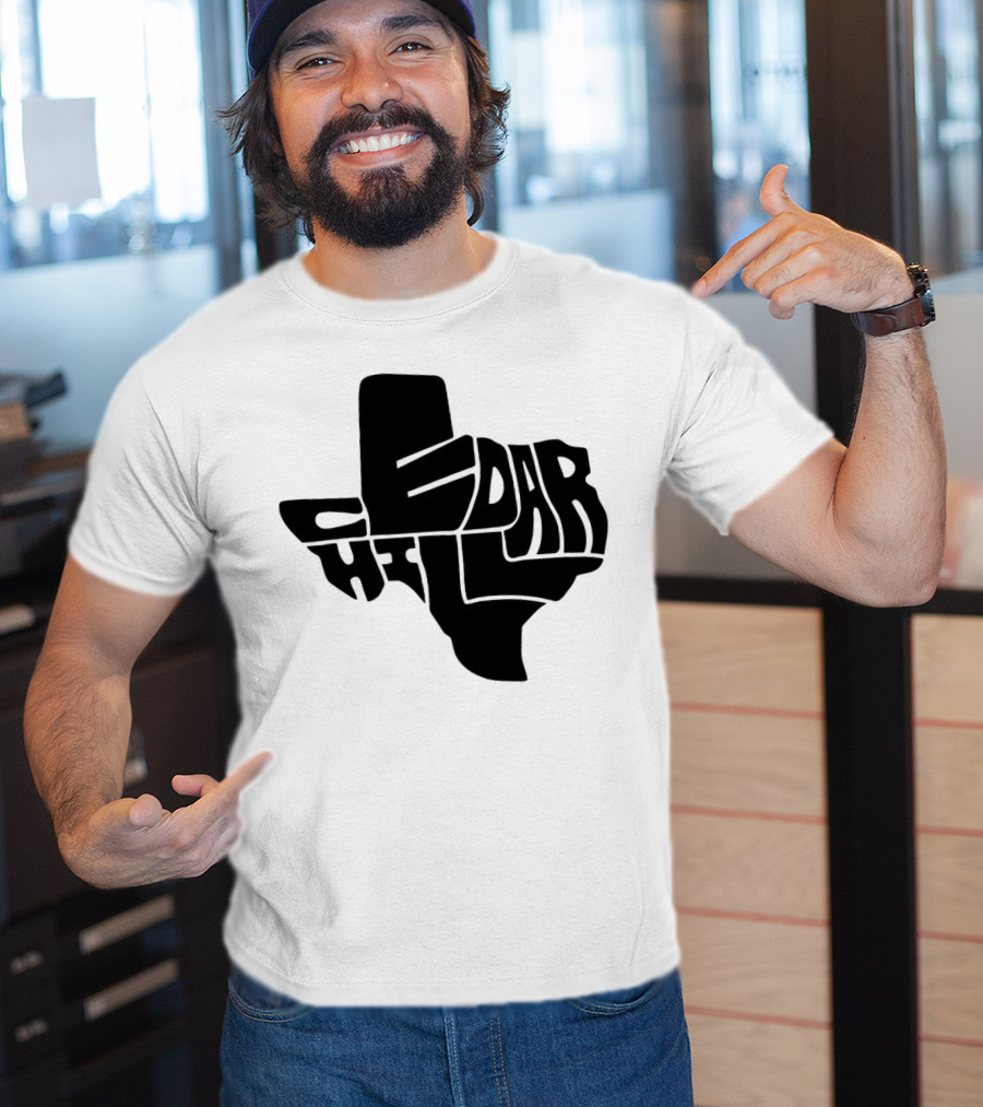 Cedar Hill Texas Map T-Shirt