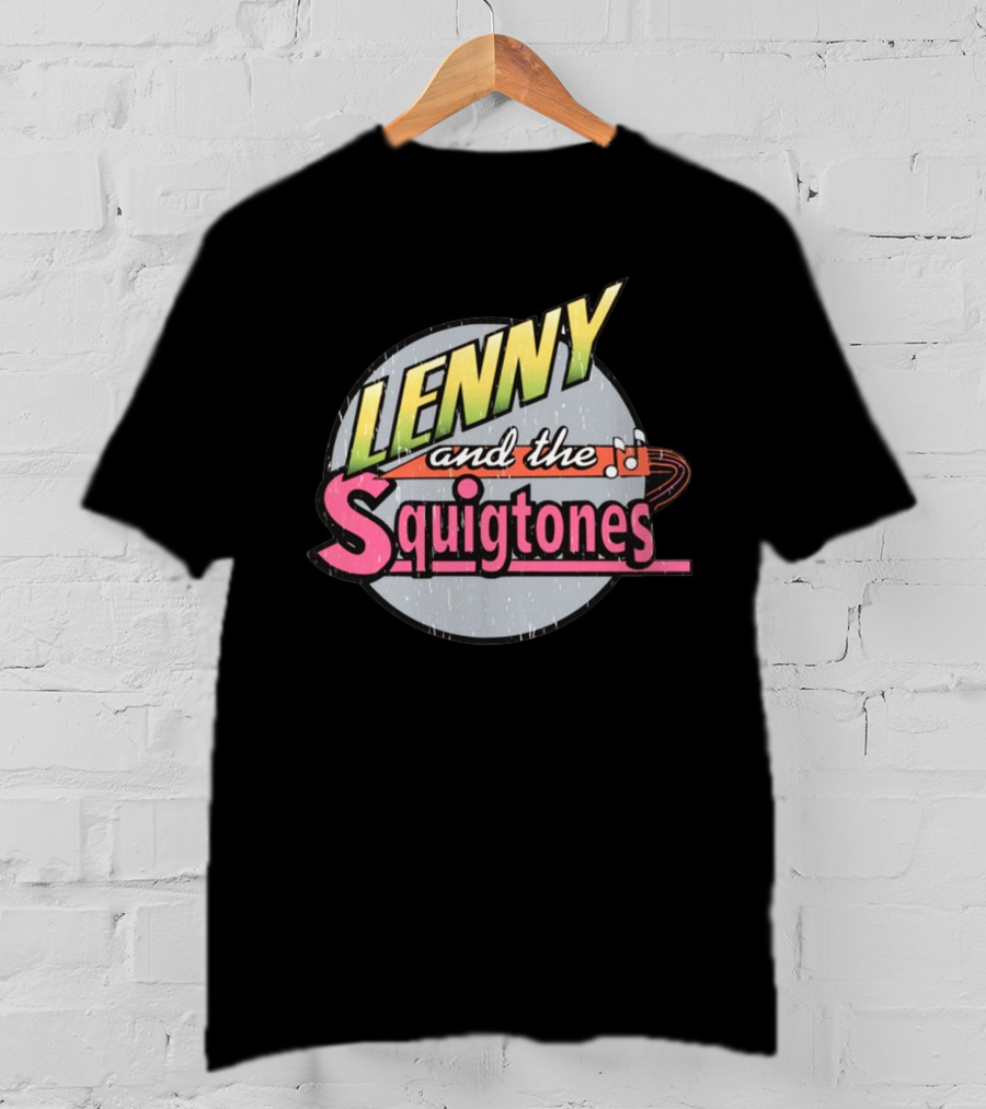 Lenny And The Squigtones Vintage Retro Band T-Shirt