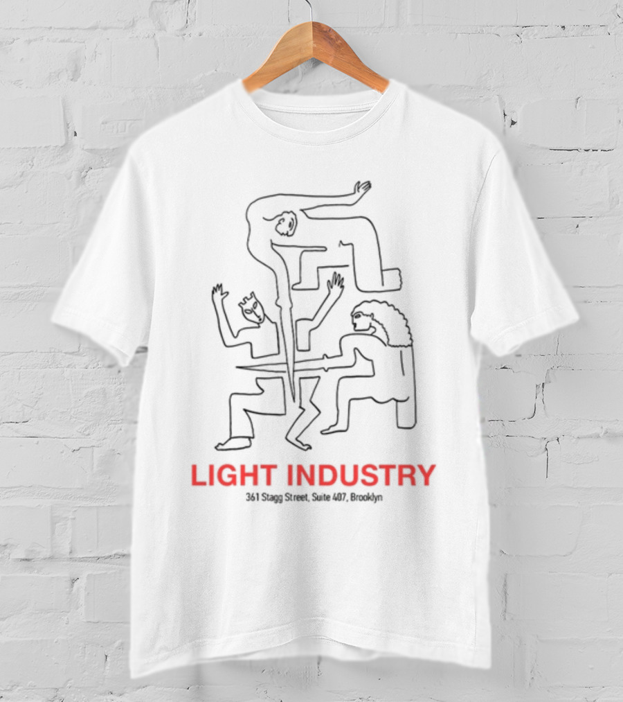 Light Industry 361 Stagg Street Suite 407 Brooklyn Line T-Shirt