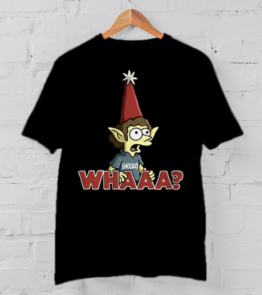 Disenchantment Shocko Whaaa Elf Character Reaction T-Shirt