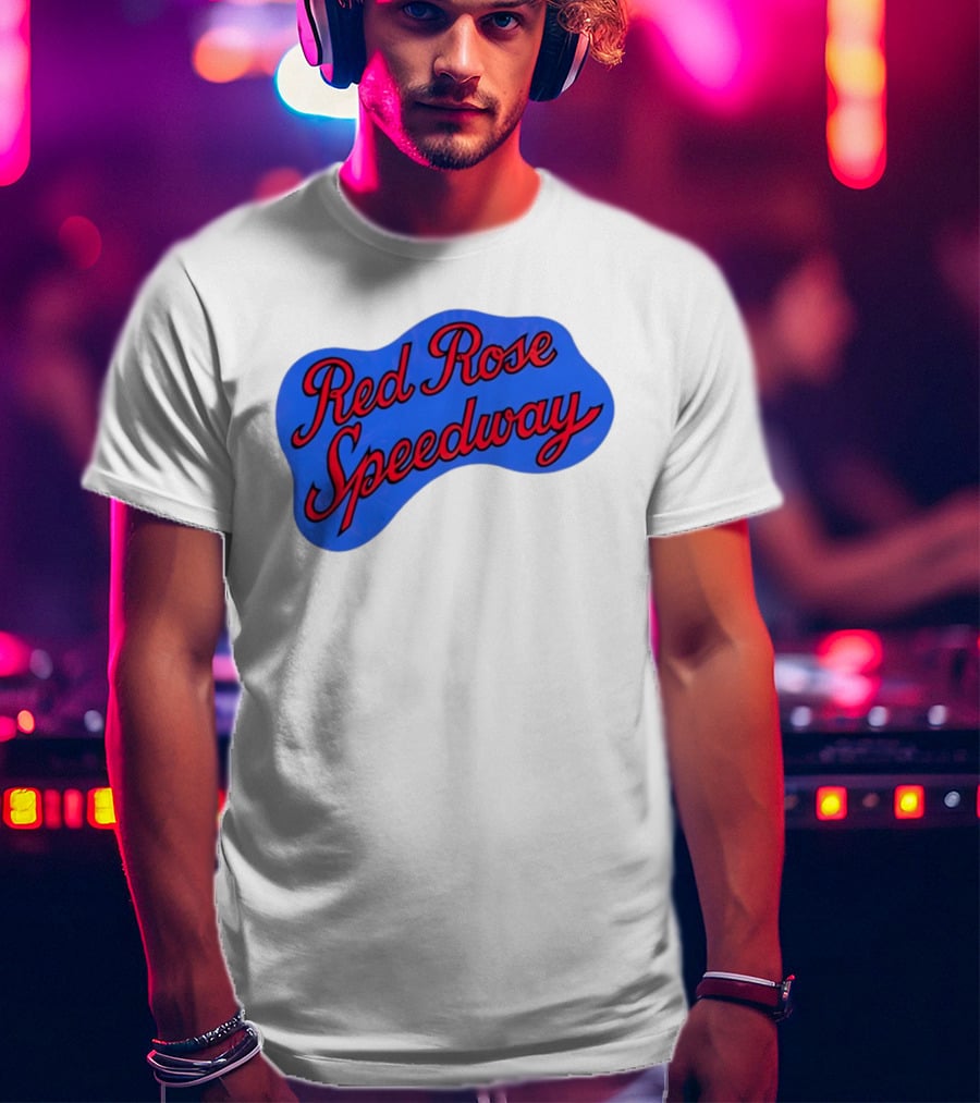 Red Rose Speedway Vintage Blue Emblem T-Shirt