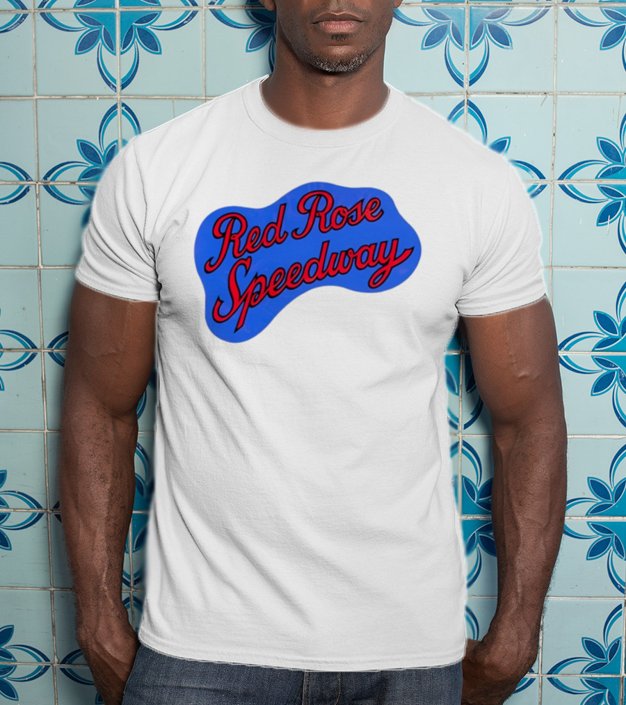 Red Rose Speedway Vintage Blue Emblem T-Shirt