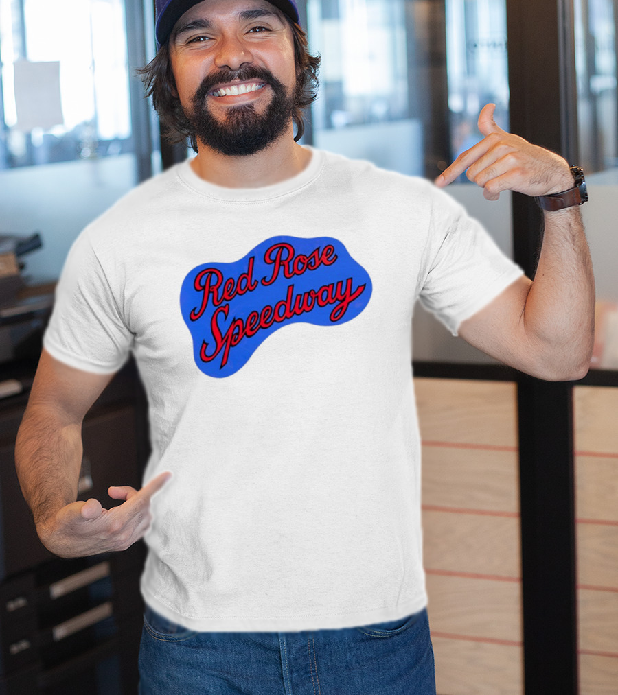 Red Rose Speedway Vintage Blue Emblem T-Shirt