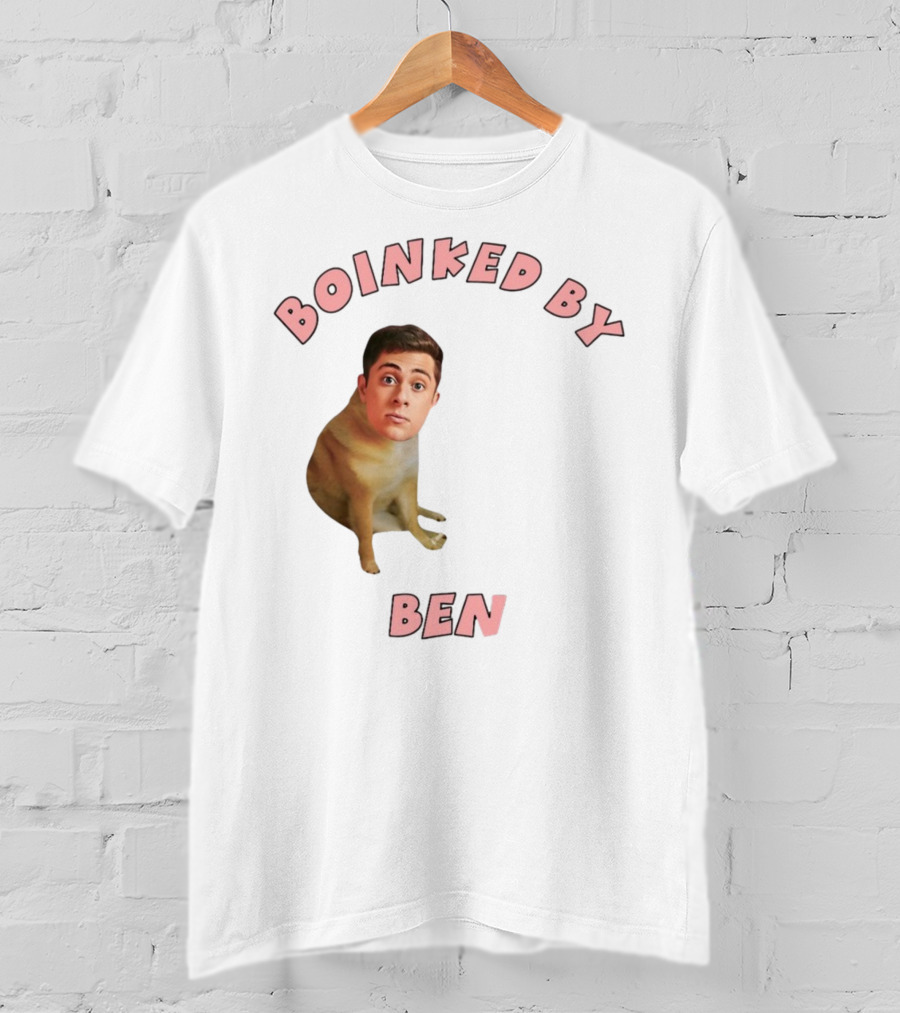 Boinked By Ben Dog Face Collage T-Shirt