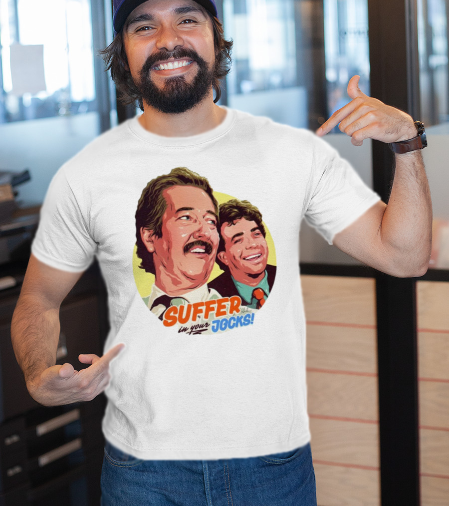 Suffer In Your Jocks Retro Comedy T-Shirt