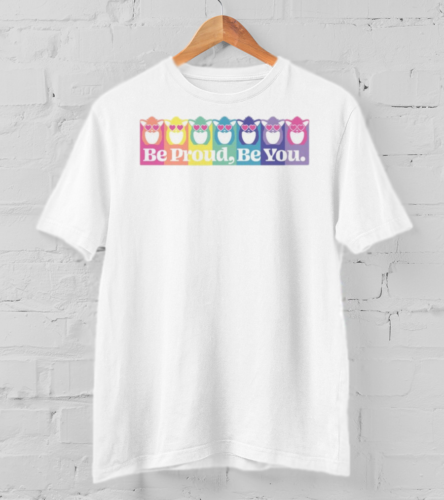 Be Proud Be You Rainbow Heart Owls T-Shirt