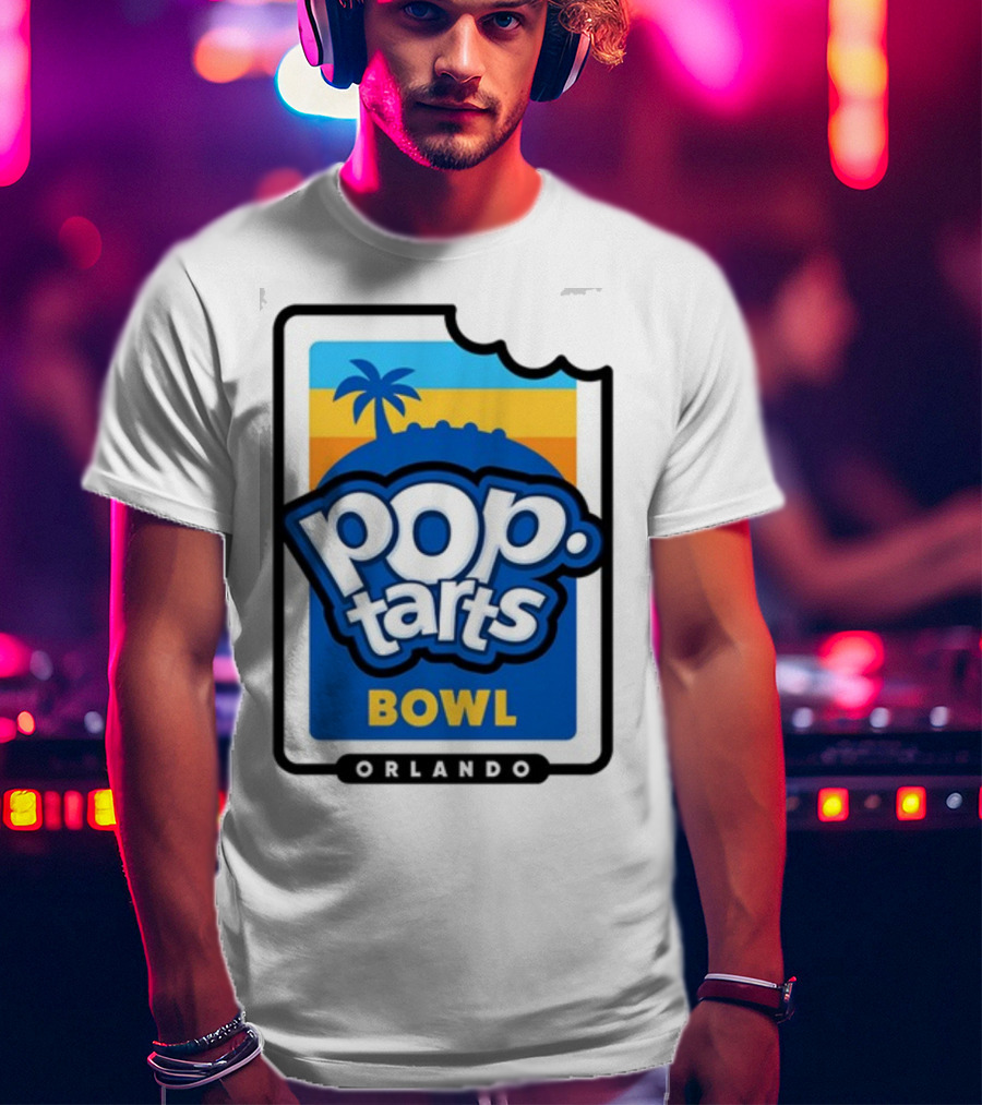 Pop Tarts Bowl Orlando Florida Palm Sunset T-Shirt