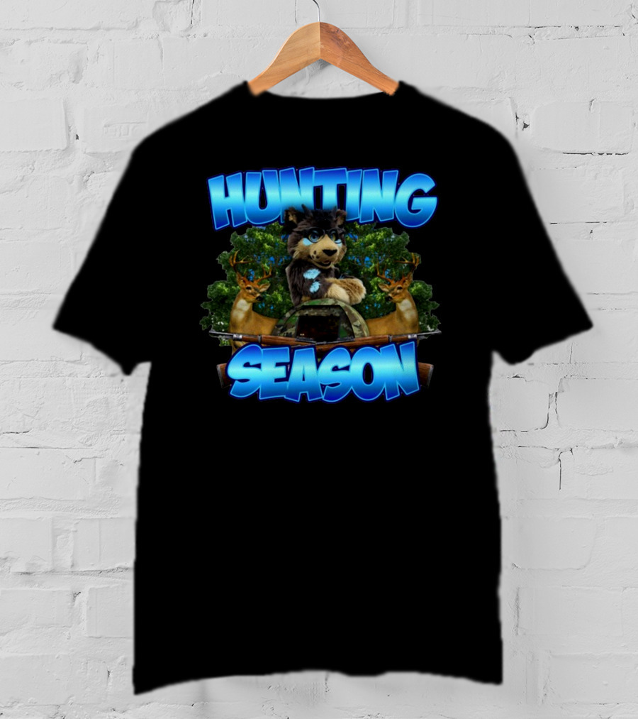 Designedbytheboys Hunting Season Wolf And Deer T-Shirt